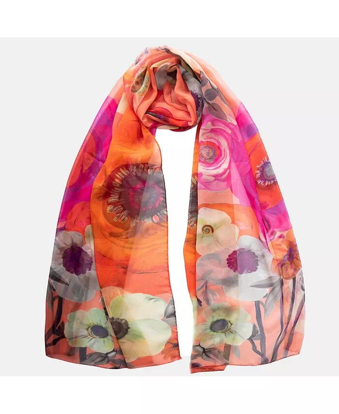 Campo de' Fiori - Длинный прозрачный шелковый шарф для женщин Elizabetta, оранжевый
Campo de' Fiori - Длинный прозрачный шелковый шарф для женщин Elizabetta, оранжевый