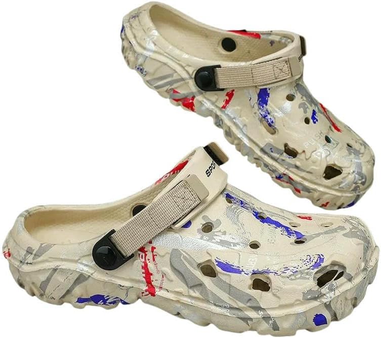 Тапочки DMMWCX большого размера 47 Мужские сандалии, клоги, обувь для отдыха на улице и в саду, водные тапочки, мягкие тапочки, хаки
Тапочки DMMWCX большого размера 47 Мужские сандалии, клоги, обувь для отдыха на улице и в саду, водные тапочки, мягкие тапочки, хаки