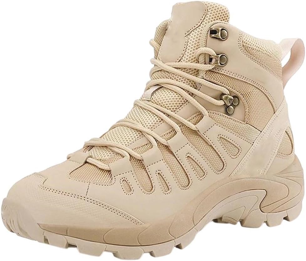 Мужские ботинки дышащие защитные противоскользящие охотничьи мотоциклетные сапоги для пустыни и походов Generic, бежевый
Мужские ботинки дышащие защитные противоскользящие охотничьи мотоциклетные сапоги для пустыни и походов Generic, бежевый