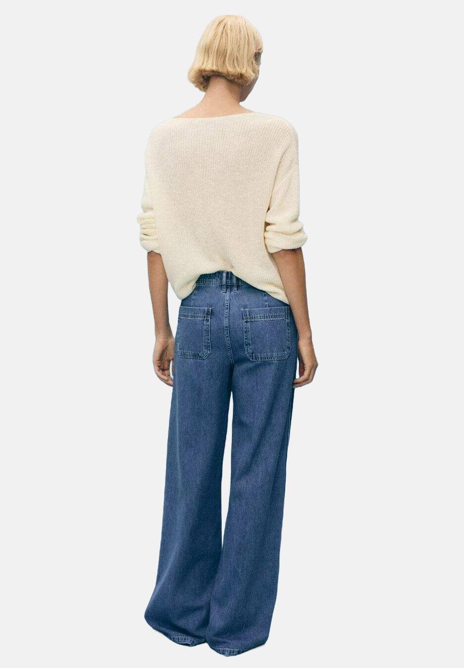 Мешковатые джинсы Mango, синий
Мешковатые джинсы Mango, синий