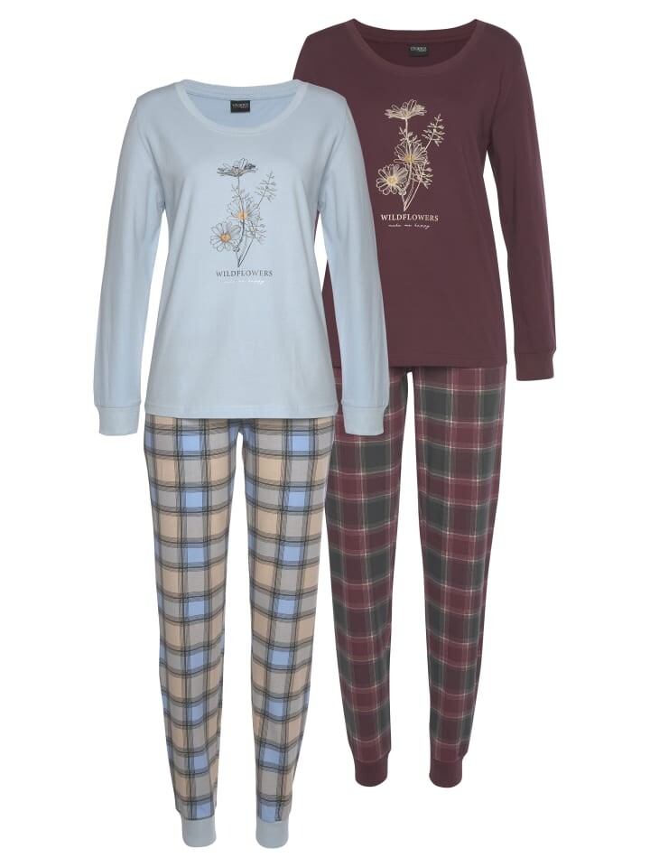 Пижама VIVANCE DREAMS, цвет bordeaux-kariert, kariert-hellblau
Пижама VIVANCE DREAMS, цвет bordeaux-kariert, kariert-hellblau