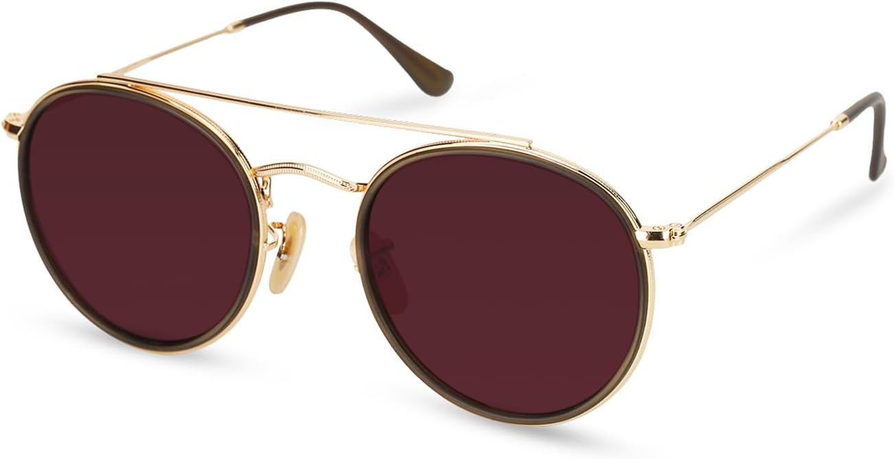 Солнцезащитные очки Sumato Retro Round Double Bridge для женщин и мужчин, с двойными линзами, защита от ультрафиолета UV400, золотистые с розовыми линзами, Gold With Pink Lens
Солнцезащитные очки Sumato Retro Round Double Bridge для женщин и мужчин, с двойными линзами, защита от ультрафиолета UV400, золотистые с розовыми линзами, Gold With Pink Lens