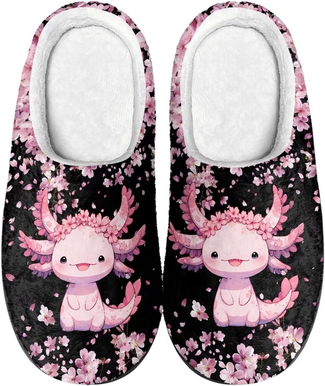 Удобные плюшевые тапочки Cadowhimsy с закрытым носком, домашние тапочки без шнурков, пушистые домашние тапочки для женщин и мужчин, для дома и улицы, Cherry Blossom Axolotl
Удобные плюшевые тапочки Cadowhimsy с закрытым носком, домашние тапочки без шнурков, пушистые домашние тапочки для женщин и мужчин, для дома и улицы, Cherry Blossom Axolotl