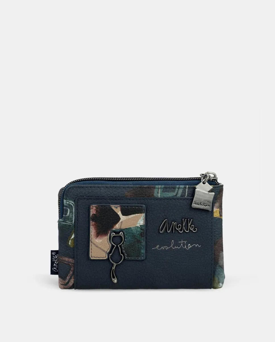 Гибкий средний кошелек с защитой от RFID Evolution Anekke, синий
Гибкий средний кошелек с защитой от RFID Evolution Anekke, синий
