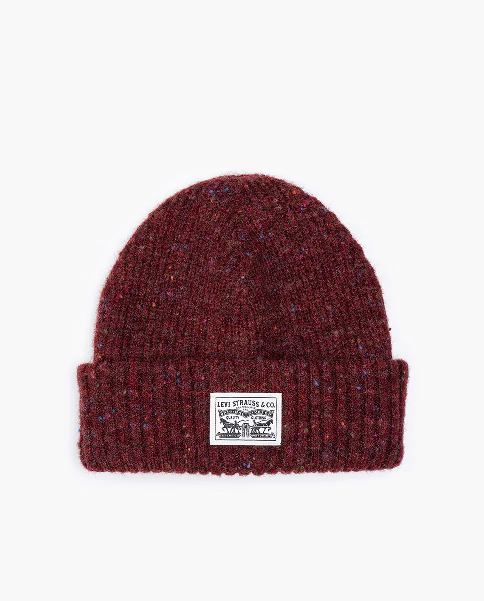 Мужская вязаная шапка с логотипом спереди Levi's, цвет Burdeos
Мужская вязаная шапка с логотипом спереди Levi's, цвет Burdeos