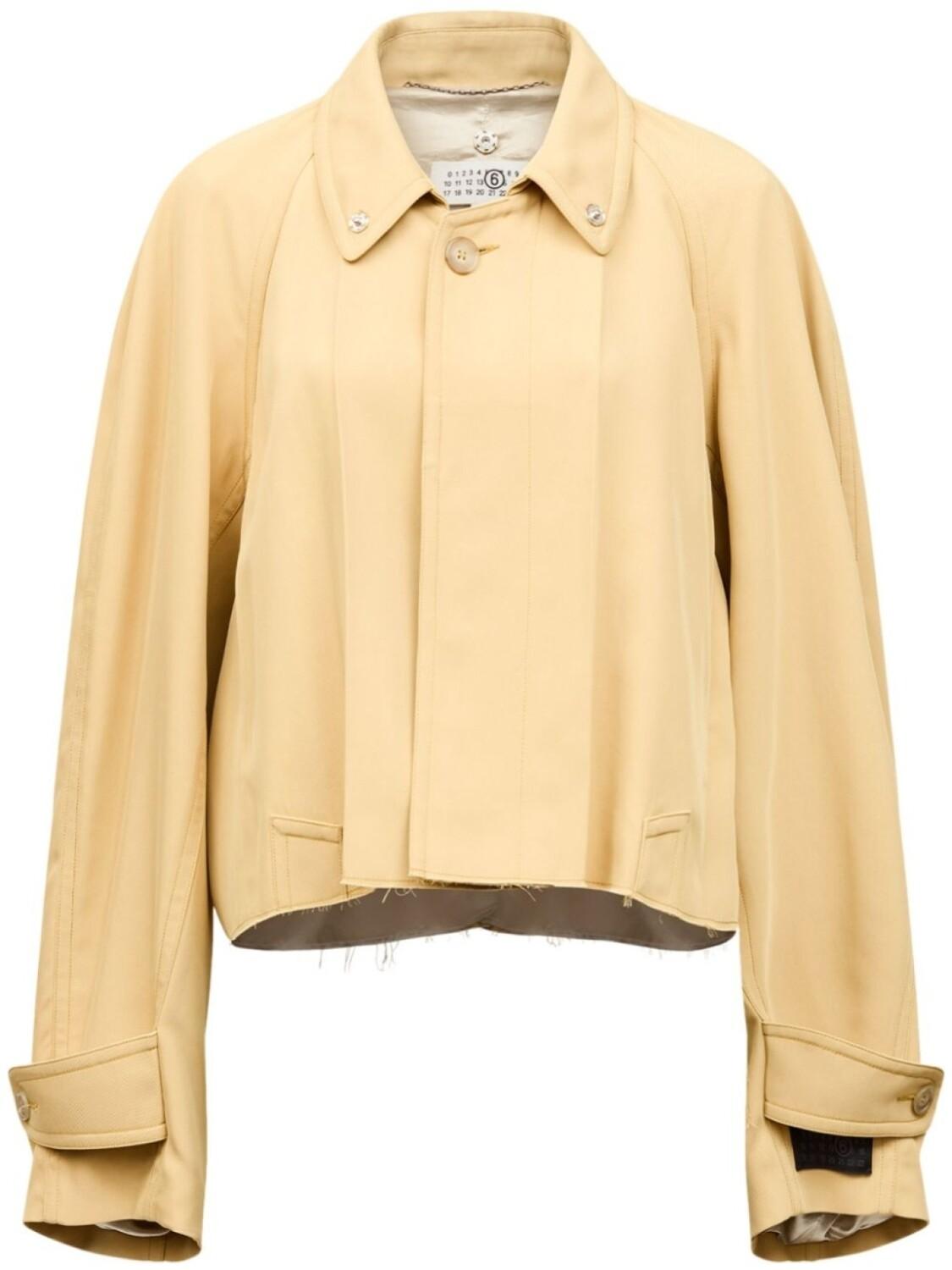 MM6 Maison Margiela куртка оверсайз с нашивкой-логотипом, желтый
MM6 Maison Margiela куртка оверсайз с нашивкой-логотипом, желтый