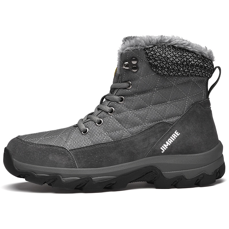 King Jinmai Серые мужские короткие зимние ботинки, цвет Gray
King Jinmai Серые мужские короткие зимние ботинки, цвет Gray