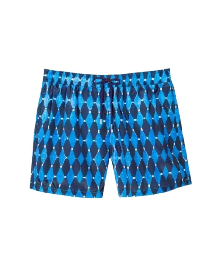 Плавки с синим ромбовидным принтом Paul Smith, синий
Плавки с синим ромбовидным принтом Paul Smith, синий