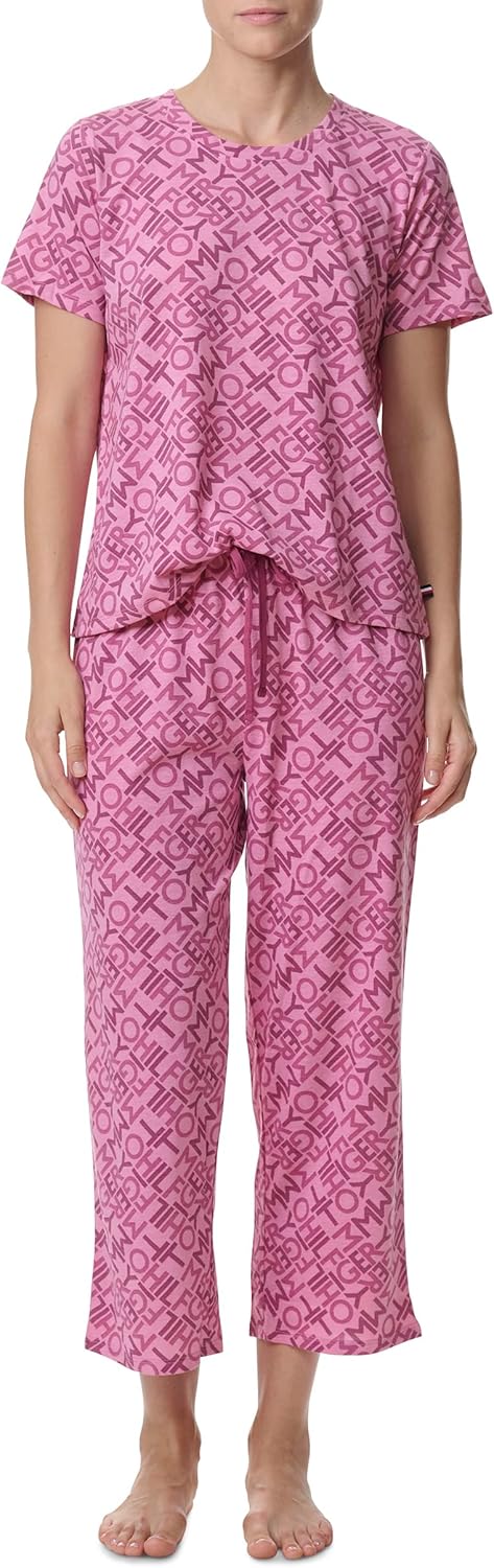 Женская пижама Tommy Hilfiger с короткими рукавами и брюками, Cashmere Rose Print
Женская пижама Tommy Hilfiger с короткими рукавами и брюками, Cashmere Rose Print
