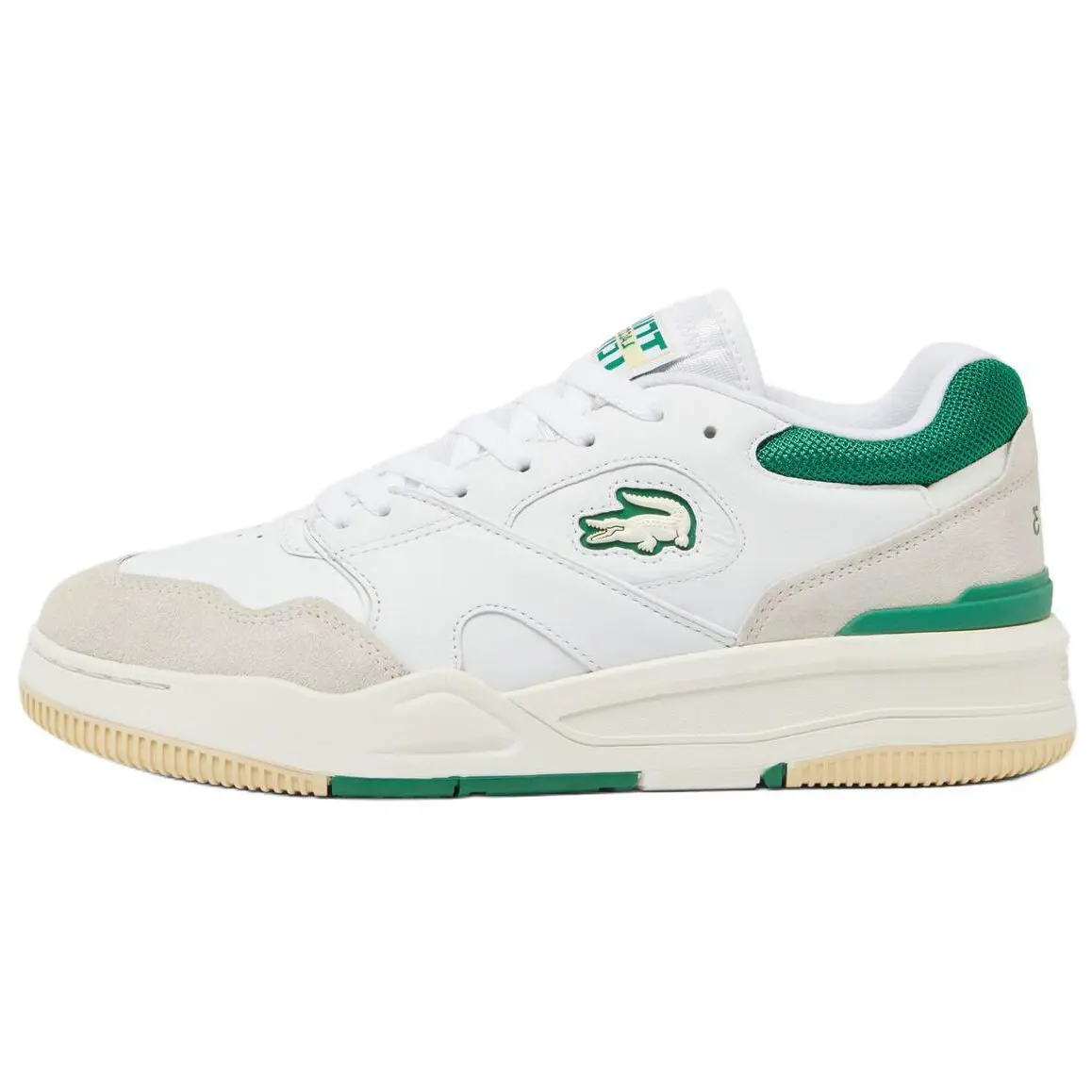 Кеды мужские, обувь для скейтбординга низкая белый Lacoste
Кеды мужские, обувь для скейтбординга низкая белый Lacoste