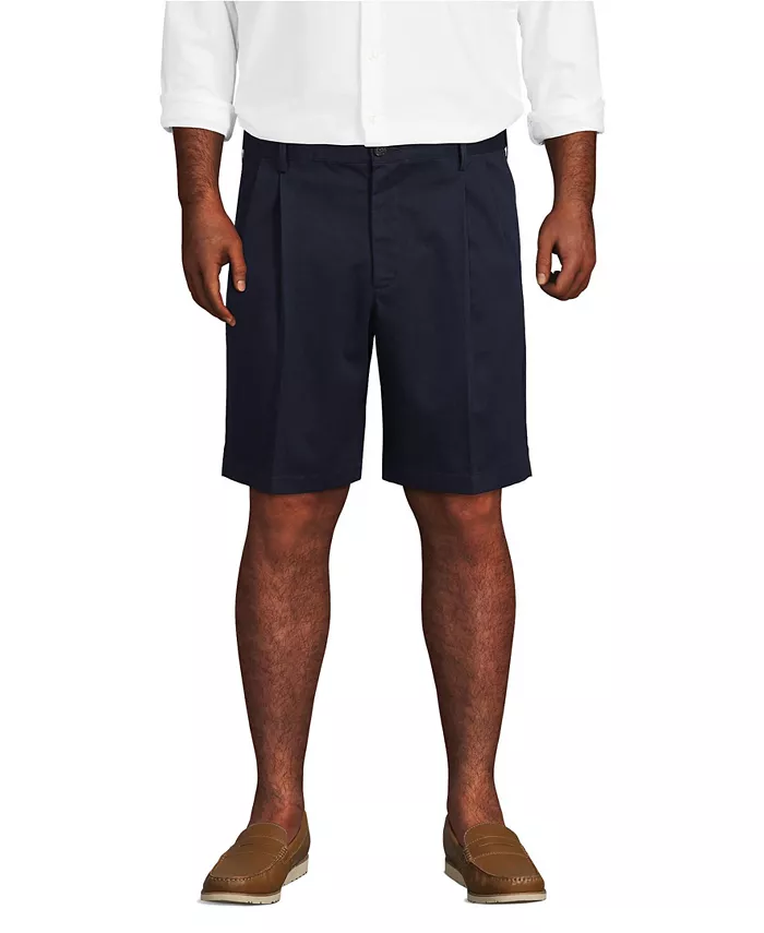 Шорты-чинос с заутюженными складками спереди и комфортной посадкой на талии Big & Tall No Iron 9" Lands' End, синий
Шорты-чинос с заутюженными складками спереди и комфортной посадкой на талии Big & Tall No Iron 9" Lands' End, синий