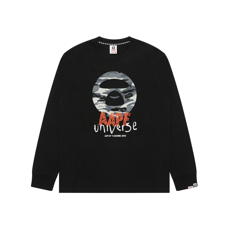 Bathing APE Толстовка с длинным рукавом Aape, черный
Bathing APE Толстовка с длинным рукавом Aape, черный