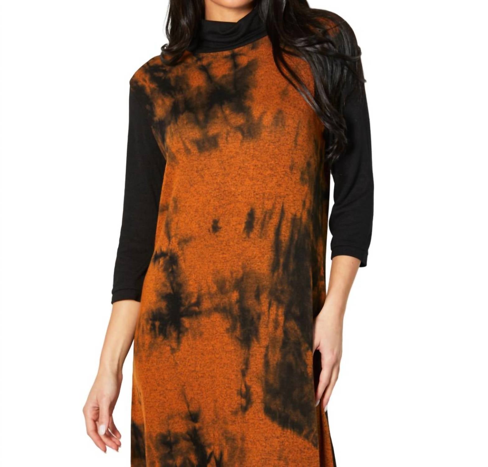 Платье-водолазка цвета мрамора в цвете Spice french kyss
Платье-водолазка цвета мрамора в цвете Spice french kyss