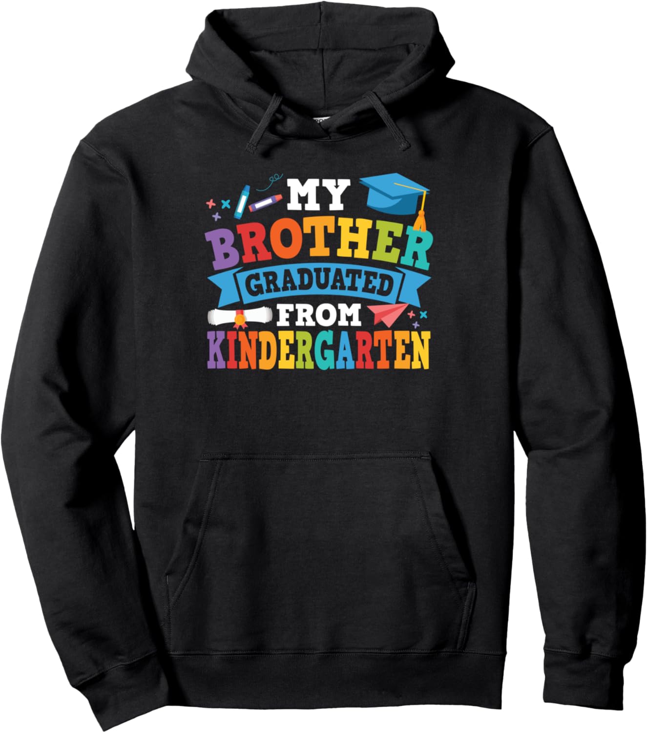 Толстовка, Мой брат закончил детский сад, получив диплом в толстовке Humor Kindergarten Graduated & Kindergarten Degree, черный
Толстовка, Мой брат закончил детский сад, получив диплом в толстовке Humor Kindergarten Graduated & Kindergarten Degree, черный