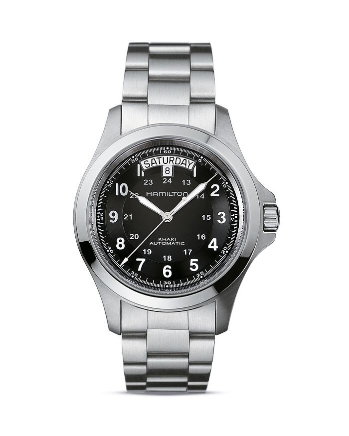 Автоматические часы Hamilton Khaki King, 40 мм, серебряный
Автоматические часы Hamilton Khaki King, 40 мм, серебряный