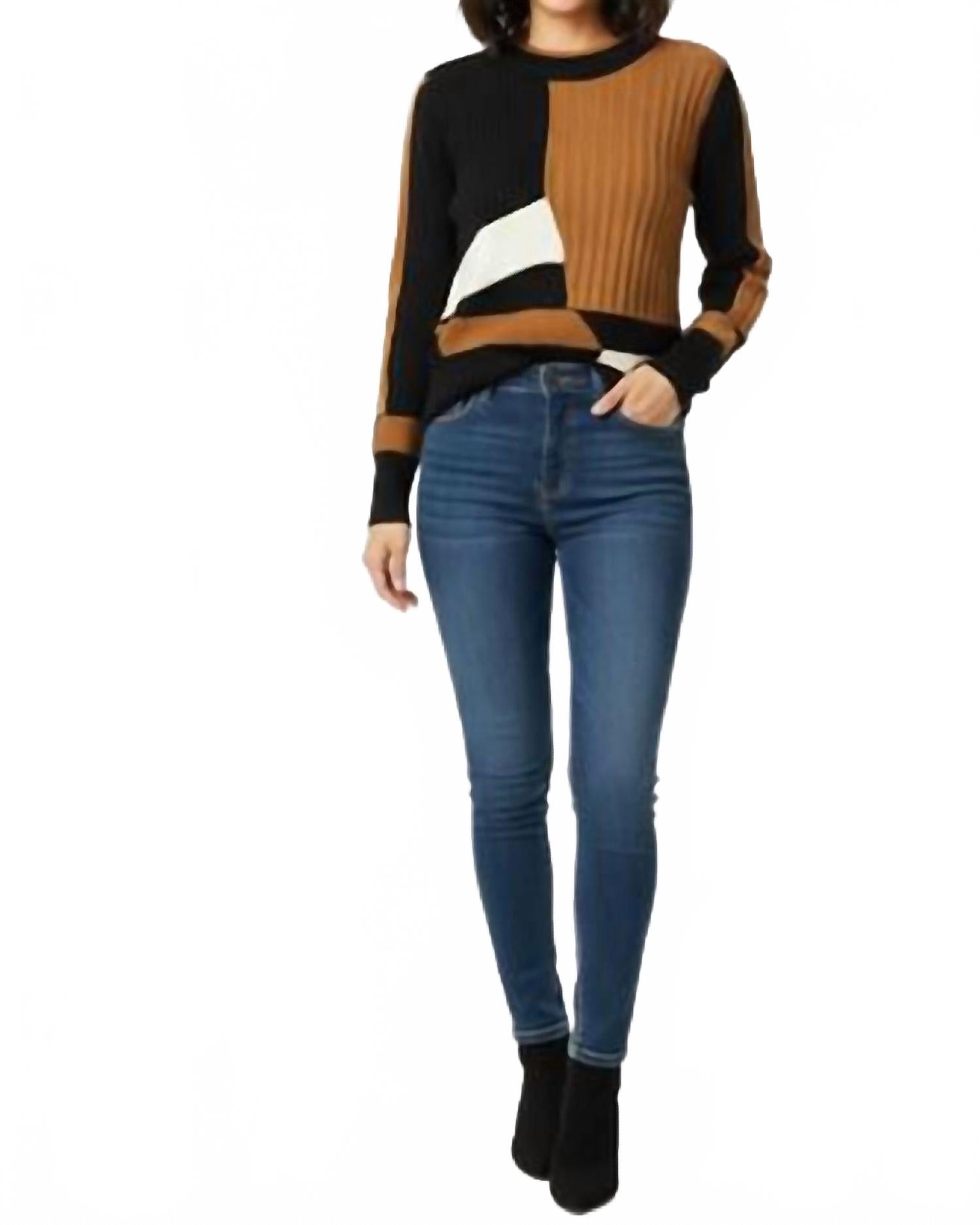 Текстурированный трикотажный свитер с длинными рукавами в черном цвете Kathie K, черный
Текстурированный трикотажный свитер с длинными рукавами в черном цвете Kathie K, черный