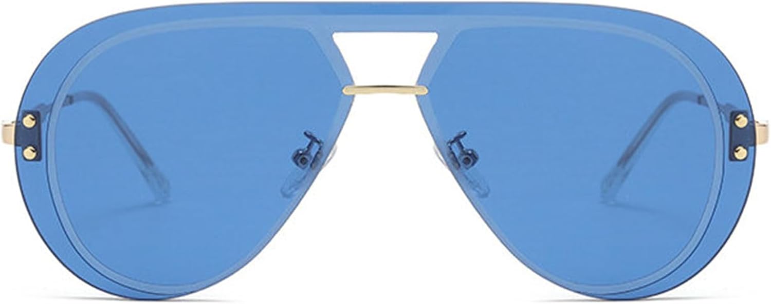 Willochra Модные большие солнцезащитные очки-пилот для женщин и мужчин, безободковые солнцезащитные очки, винтажные цельные солнцезащитные очки для мужчин, панк-солнцезащитные очки, C4
Willochra Модные большие солнцезащитные очки-пилот для женщин и мужчин, безободковые солнцезащитные очки, винтажные цельные солнцезащитные очки для мужчин, панк-солнцезащитные очки, C4