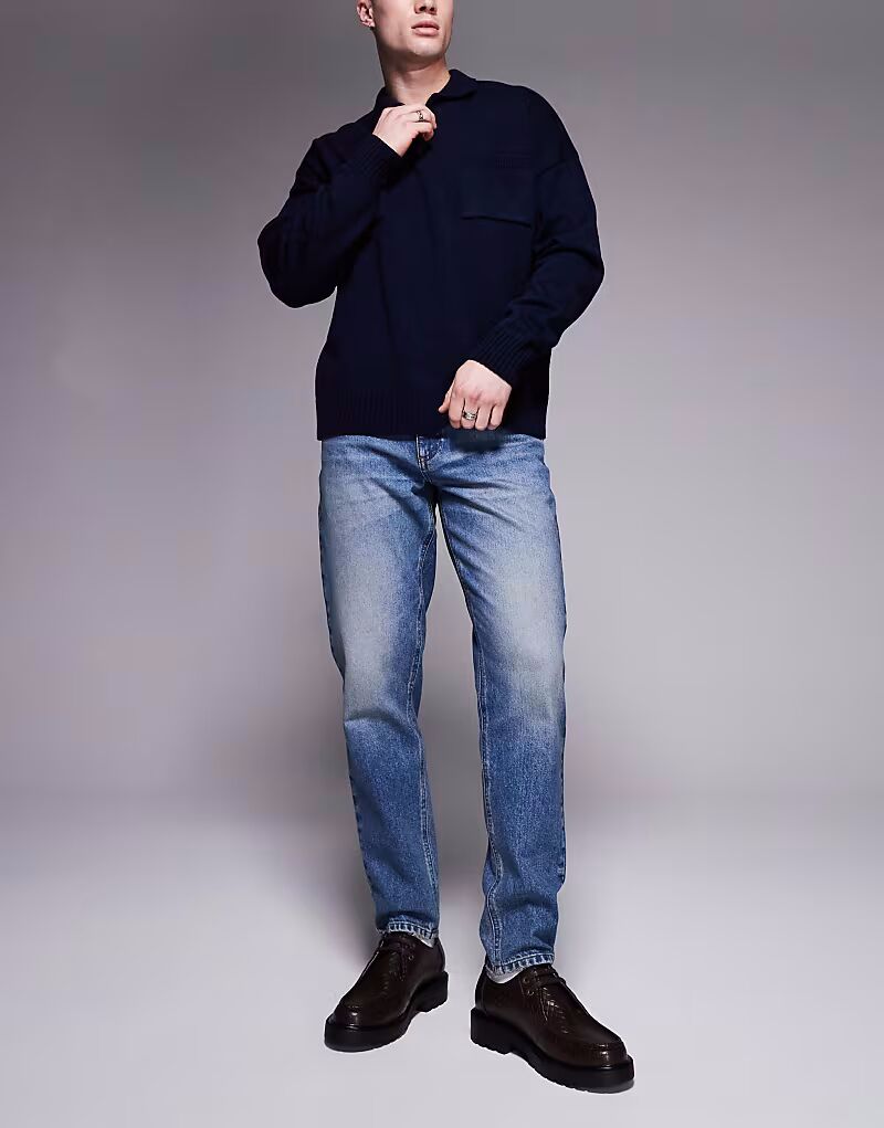 Зауженные джинсы ASOS DESIGN, средневыбеленные, с оттенком
Зауженные джинсы ASOS DESIGN, средневыбеленные, с оттенком