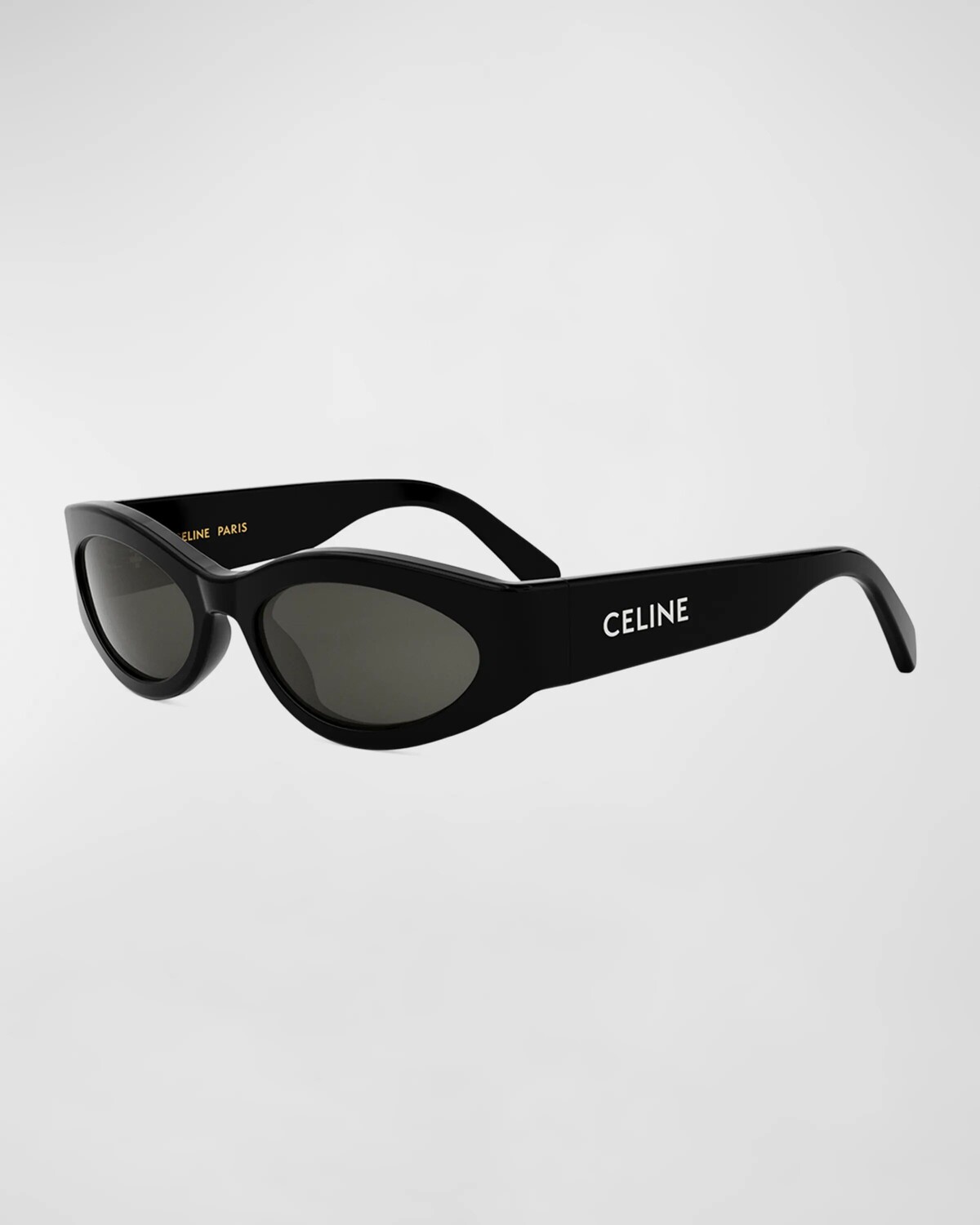 Мужские однотонные овальные солнцезащитные очки из ацетата Celine, цвет Shiny Black Smoke
Мужские однотонные овальные солнцезащитные очки из ацетата Celine, цвет Shiny Black Smoke
