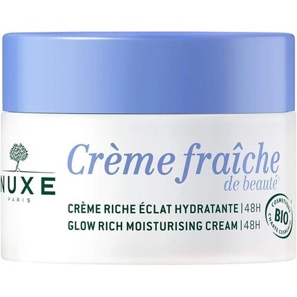 Nuxe Crème Fraîche de Beauté Glow Rich Увлажняющий крем 48H Organic 50 мл
Nuxe Crème Fraîche de Beauté Glow Rich Увлажняющий крем 48H Organic 50 мл
