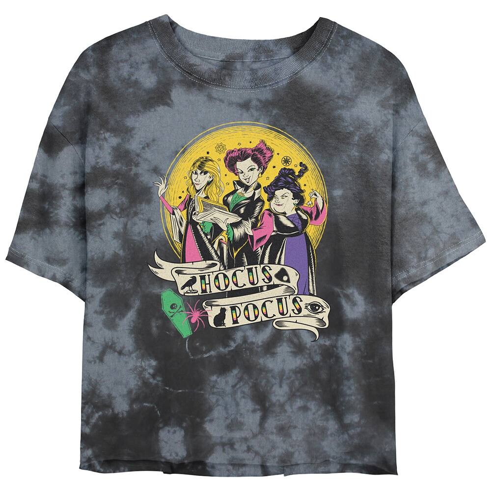 Укороченная футболка с рисунком для подростков Disney's Hocus Pocus Sanderson Sisters Moonlight Retro, цвет Black Charcoal
Укороченная футболка с рисунком для подростков Disney's Hocus Pocus Sanderson Sisters Moonlight Retro, цвет Black Charcoal