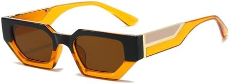 Квадратные солнцезащитные очки для женщин в винтажном стиле, мужские солнцезащитные очки «кошачий глаз», солнцезащитные очки для женщин с защитой от УФ-излучения UV400 MTZJH, Orange
Квадратные солнцезащитные очки для женщин в винтажном стиле, мужские солнцезащитные очки «кошачий глаз», солнцезащитные очки для женщин с защитой от УФ-излучения UV400 MTZJH, Orange