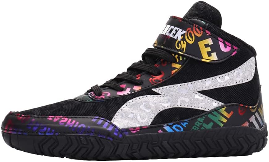 Легкие и дышащие борцовские кроссовки и боксерские туфли для маленьких и больших детей Ybberik, черный
Легкие и дышащие борцовские кроссовки и боксерские туфли для маленьких и больших детей Ybberik, черный