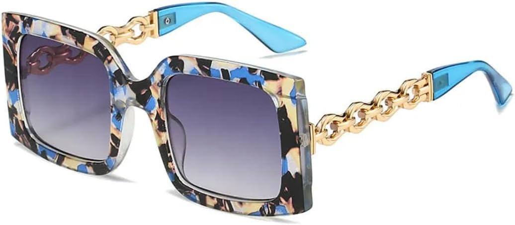 Мужские солнцезащитные очки с широкой цепочкой для женщин и роскошные солнцезащитные зеркала, модные, для активного отдыха, с защитой от УФ-излучения UV400 TVTBBVV, Blue
Мужские солнцезащитные очки с широкой цепочкой для женщин и роскошные солнцезащитные зеркала, модные, для активного отдыха, с защитой от УФ-излучения UV400 TVTBBVV, Blue