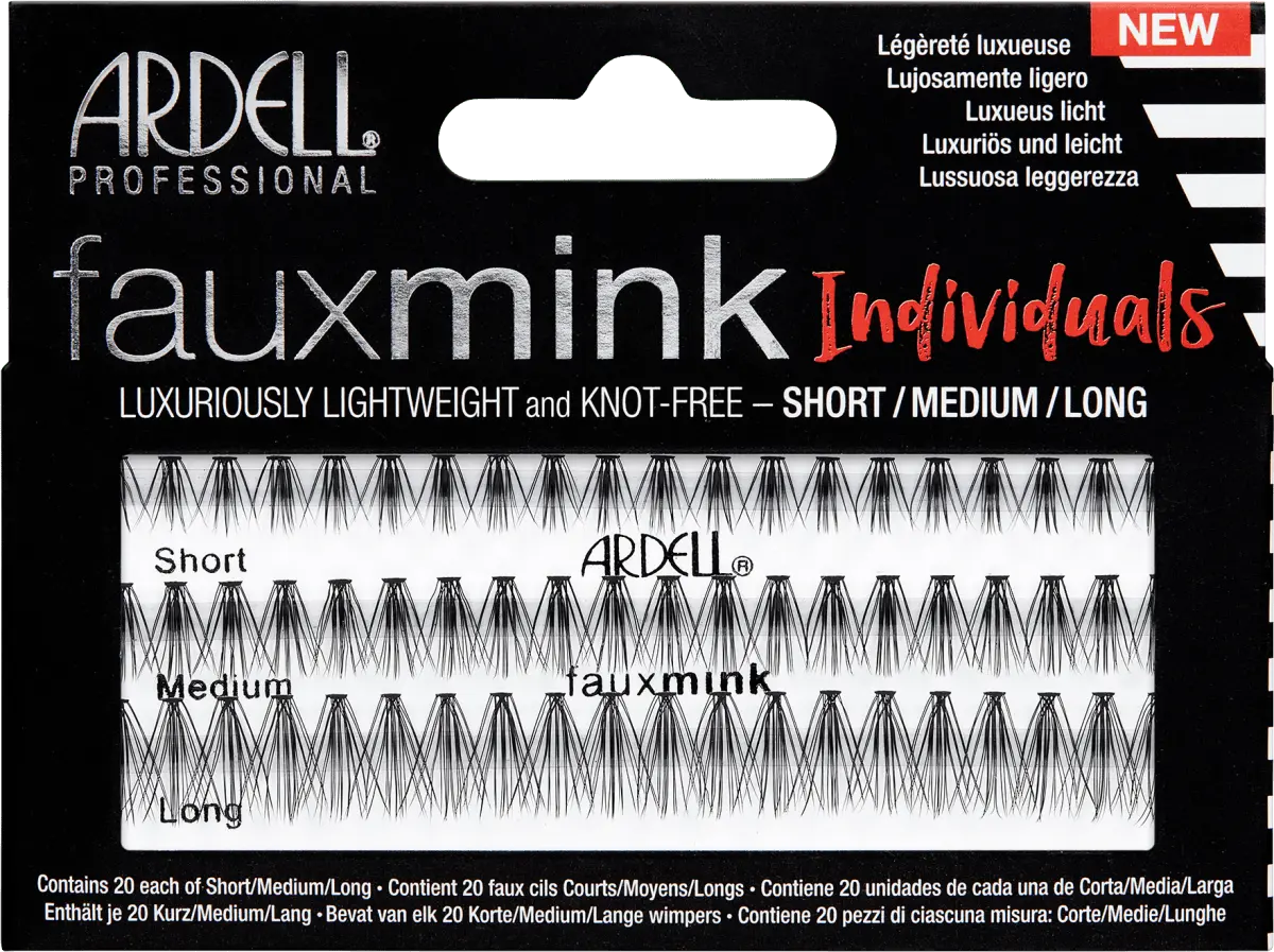 Набор искусственных ресниц Искусственная норка Individuals Combo (20 шт) 600шт ARDELL
Набор искусственных ресниц Искусственная норка Individuals Combo (20 шт) 600шт ARDELL