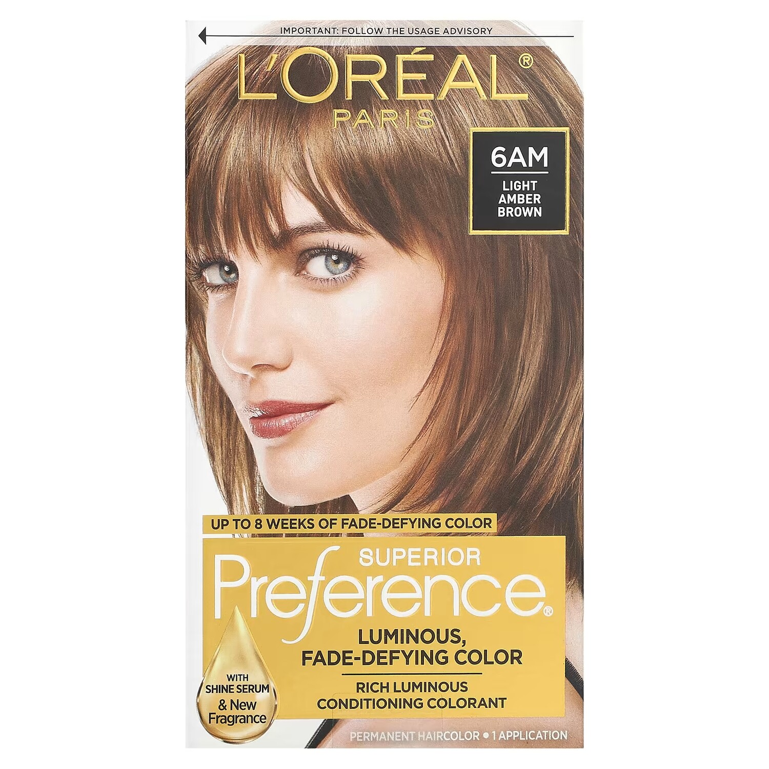 Краска для волос L'Oréal Superior Preference Luminous Fade-Defying Color 6 AM светло-янтарно-коричневый
Краска для волос L'Oréal Superior Preference Luminous Fade-Defying Color 6 AM светло-янтарно-коричневый