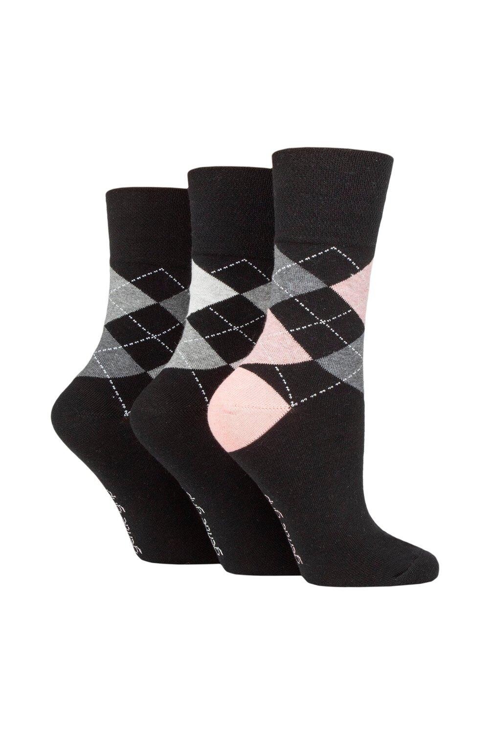 3 пары хлопковых носков с узором Argyle SOCKSHOP Gentle Grip, мультиколор
3 пары хлопковых носков с узором Argyle SOCKSHOP Gentle Grip, мультиколор