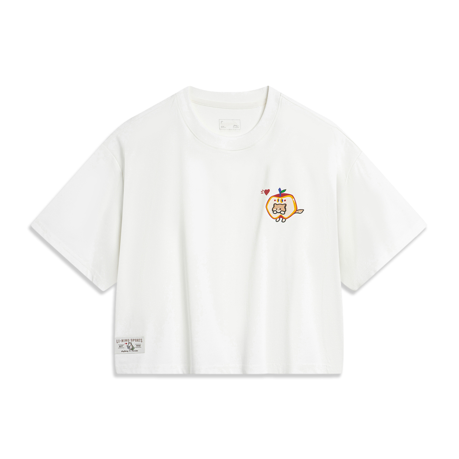 Футболка с пониженным плечом LiNing Drop Shoulder Sleeve женская, цвет слоновая кость 
Футболка с пониженным плечом LiNing Drop Shoulder Sleeve женская, цвет слоновая кость