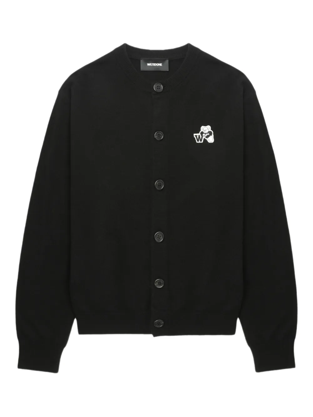 Кардиган с логотипом We11done, черный
Кардиган с логотипом We11done, черный