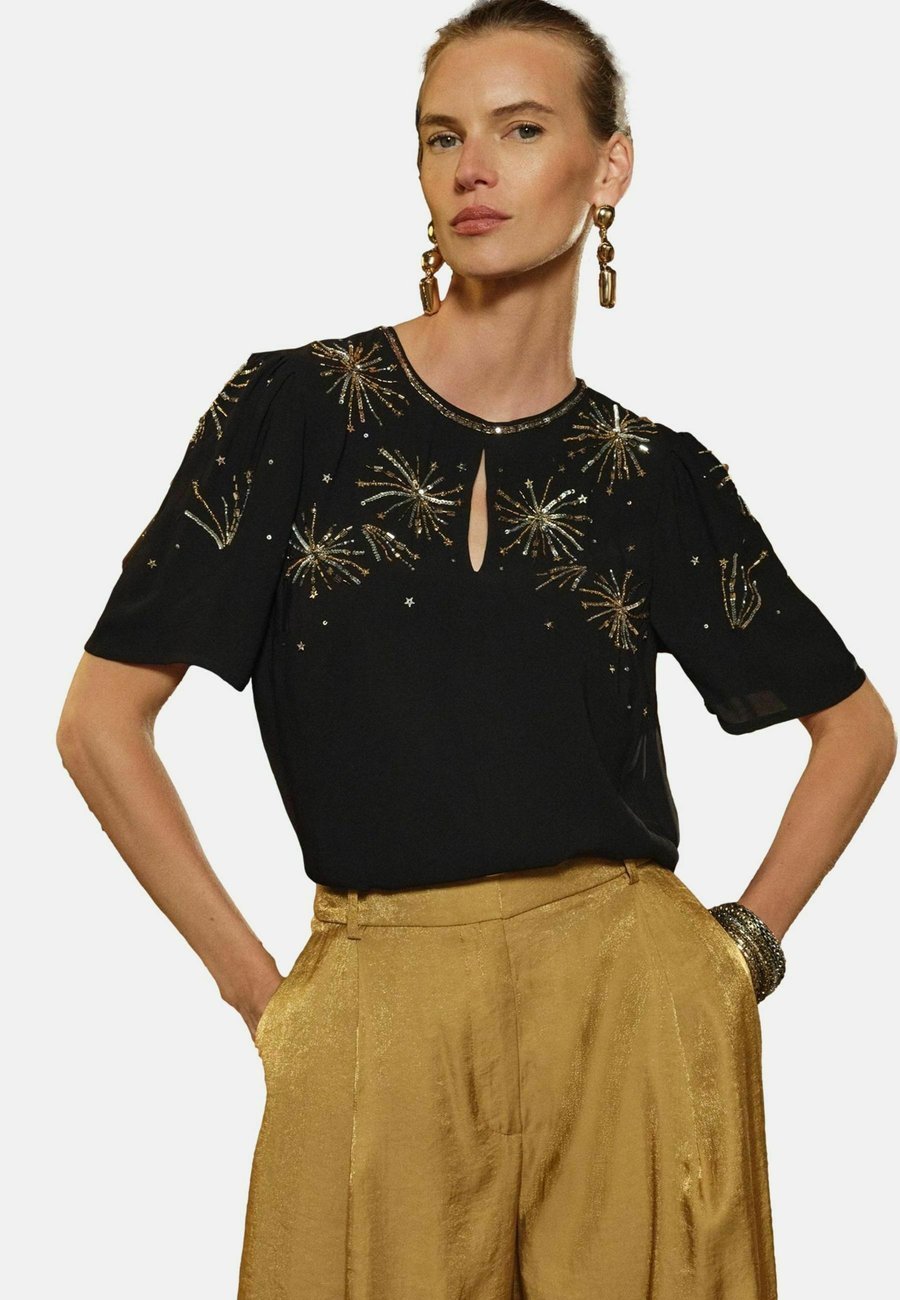 Блуза Love & Roses PETITE FIT , Black Gold/Black
Блуза Love & Roses PETITE FIT , Black Gold/Black