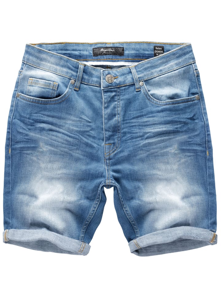 Джинсовые шорты Amaci&Sons, светло-синий
Джинсовые шорты Amaci&Sons, светло-синий