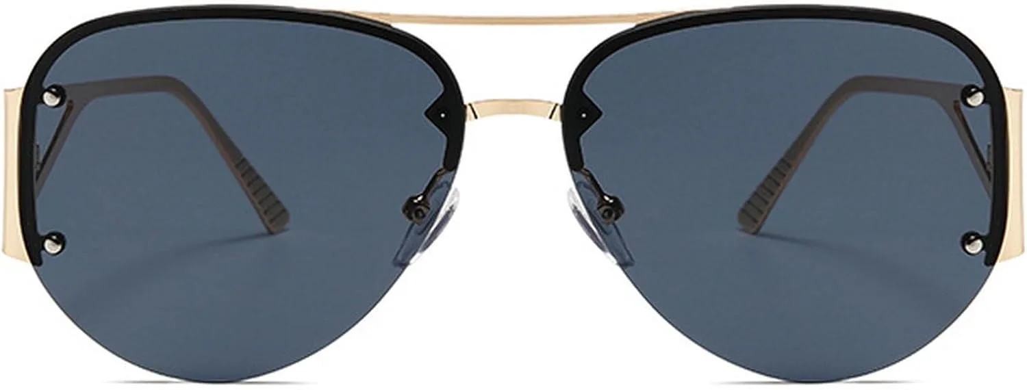 Ретро-солнцезащитные очки-пилот для мужчин и женщин, большие солнцезащитные очки, модные оттенки цвета шампанского, защита от ультрафиолета UV400 N45 mincl, Black
Ретро-солнцезащитные очки-пилот для мужчин и женщин, большие солнцезащитные очки, модные оттенки цвета шампанского, защита от ультрафиолета UV400 N45 mincl, Black