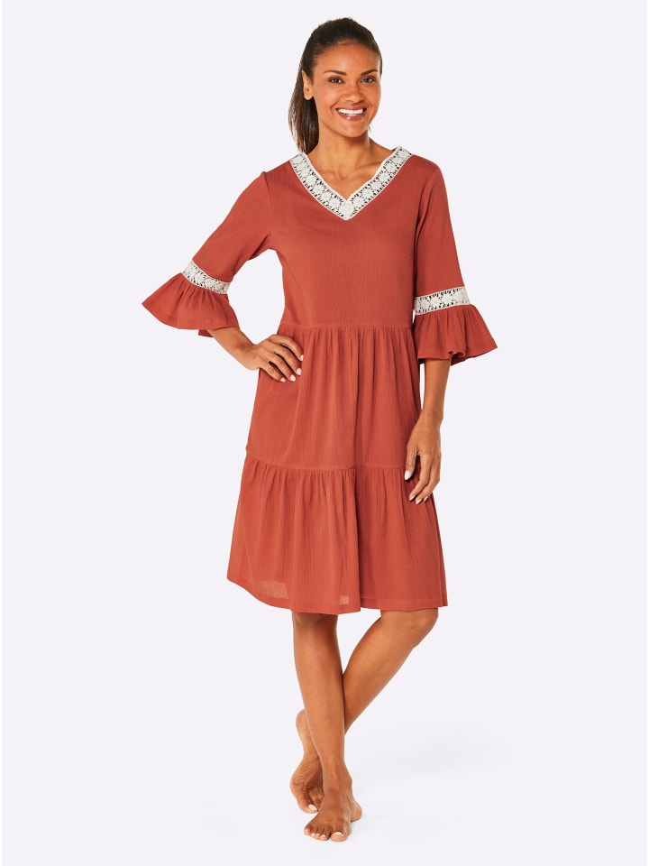 Летнее платье цвета терра-экрю WITT WEIDEN
Летнее платье цвета терра-экрю WITT WEIDEN