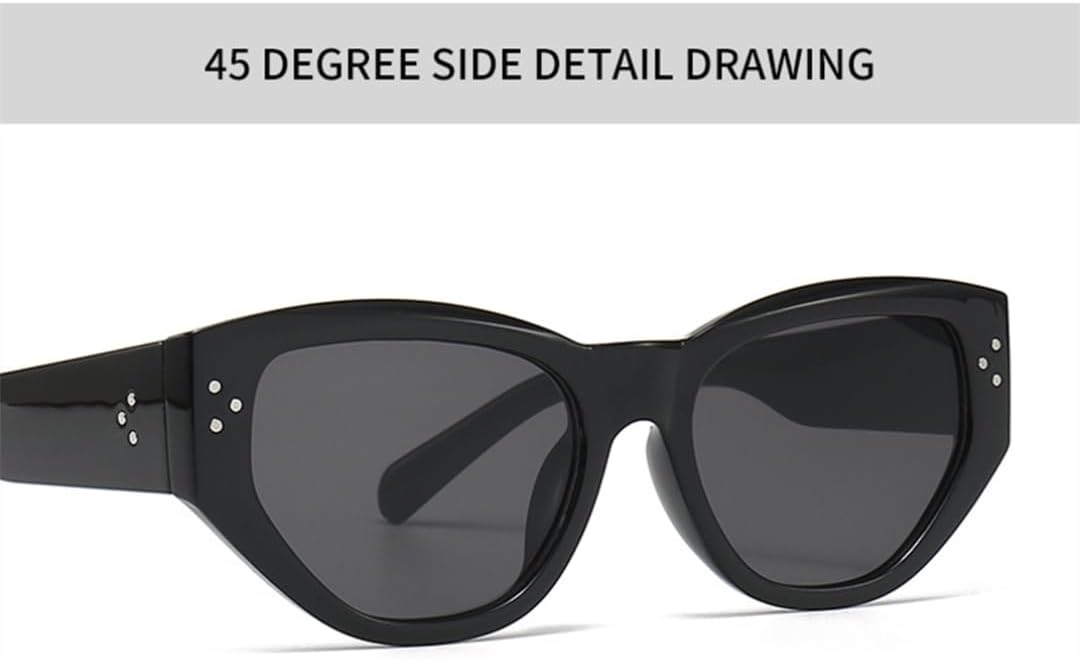 Модные дизайнерские солнцезащитные очки «кошачий глаз» с заклепками, винтажные, сексуальные, в большой оправе, в стиле панк, для женщин, с защитой от УФ-излучения SZVVBKK, Leopard Tea
Модные дизайнерские солнцезащитные очки «кошачий глаз» с заклепками, винтажные, сексуальные, в большой оправе, в стиле панк, для женщин, с защитой от УФ-излучения SZVVBKK, Leopard Tea