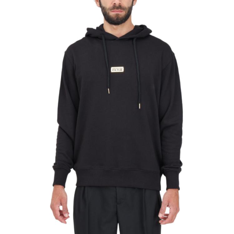 Хлопковый худи с логотипом VERSACE JEANS COUTURE, черный
Хлопковый худи с логотипом VERSACE JEANS COUTURE, черный