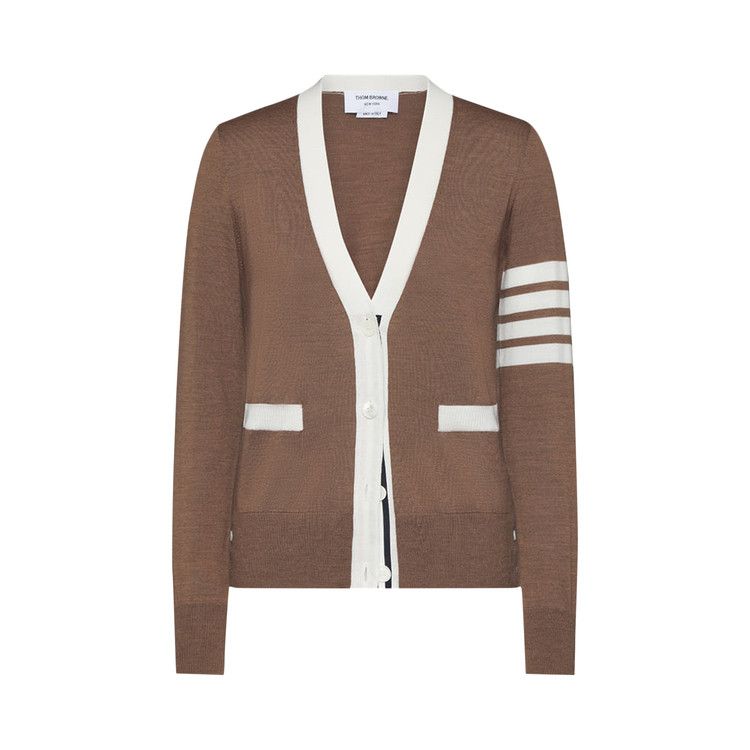 Топ Thom Browne Relaxed Fit V Neck Knitwear 'Walnut'
Топ Thom Browne Relaxed Fit V Neck Knitwear 'Walnut'