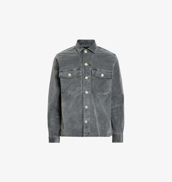 Рубашка свободного кроя Harrier из органического хлопка с карманом-клапаном Allsaints, серый
Рубашка свободного кроя Harrier из органического хлопка с карманом-клапаном Allsaints, серый