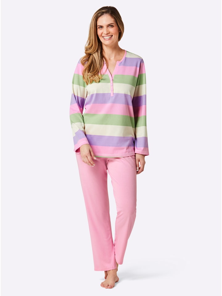 Comtessa Пижама в светло-розовую полоску с полосками цвета редеса
Comtessa Пижама в светло-розовую полоску с полосками цвета редеса