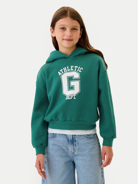 Толстовка свободного кроя Gap, зеленый
Толстовка свободного кроя Gap, зеленый