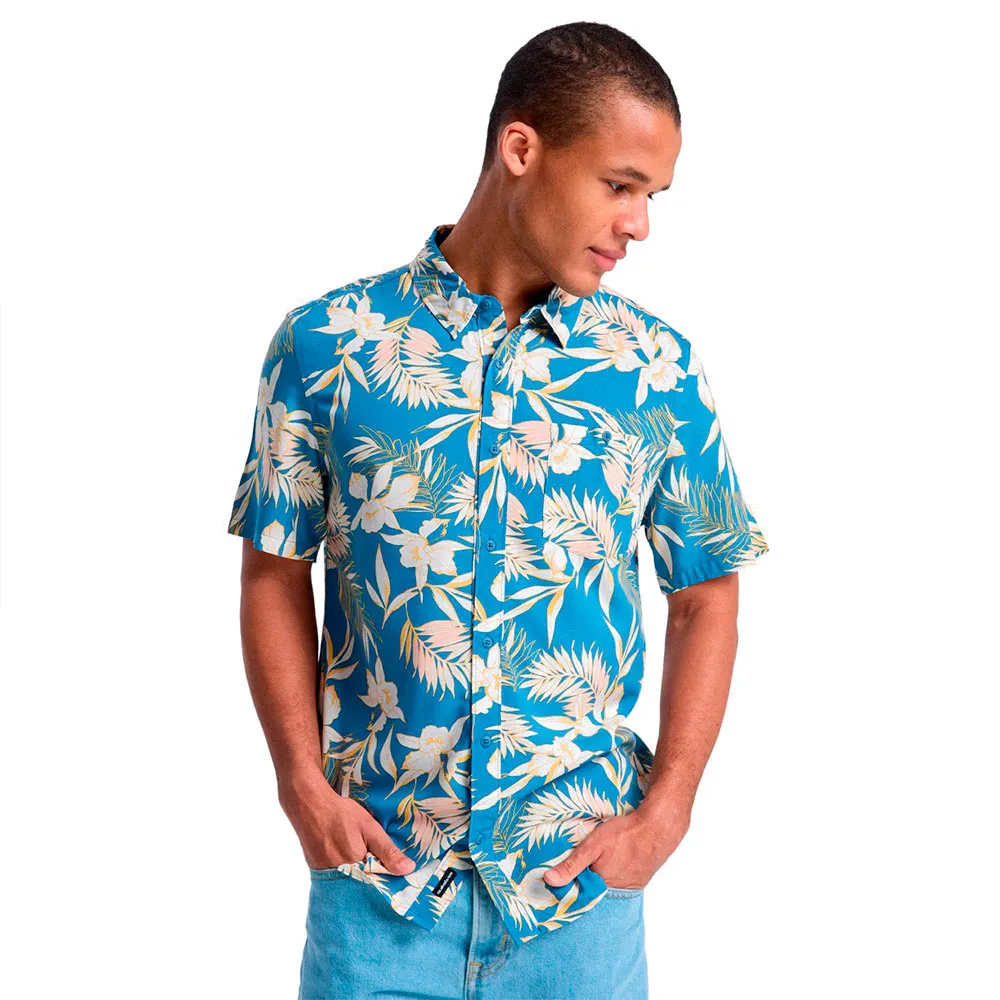 Рубашка с коротким рукавом Quiksilver Lemnas, синий
Рубашка с коротким рукавом Quiksilver Lemnas, синий