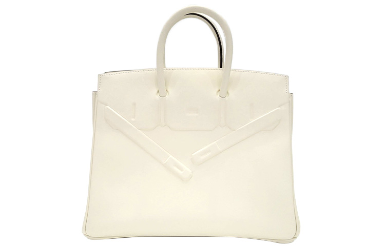 Сумка Birkin Shadow из кожи Swift кремово-белого цвета HERMES
Сумка Birkin Shadow из кожи Swift кремово-белого цвета HERMES