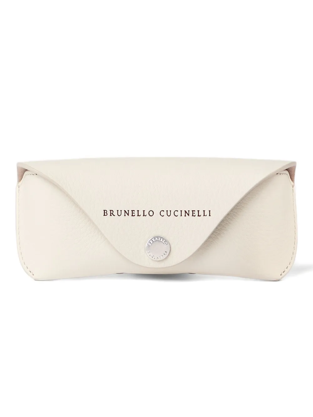 Кожаный футляр для очков Brunello Cucinelli, нейтральный
Кожаный футляр для очков Brunello Cucinelli, нейтральный