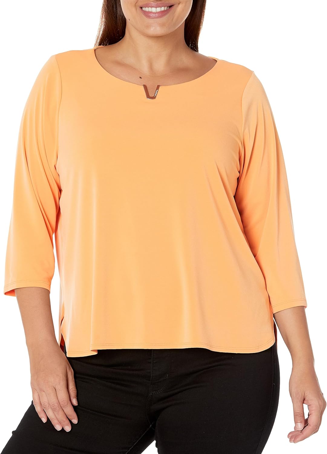 Женская трикотажная кофта Calvin Klein с длинным рукавом и рукавом 3/4, Cantaloupe
Женская трикотажная кофта Calvin Klein с длинным рукавом и рукавом 3/4, Cantaloupe