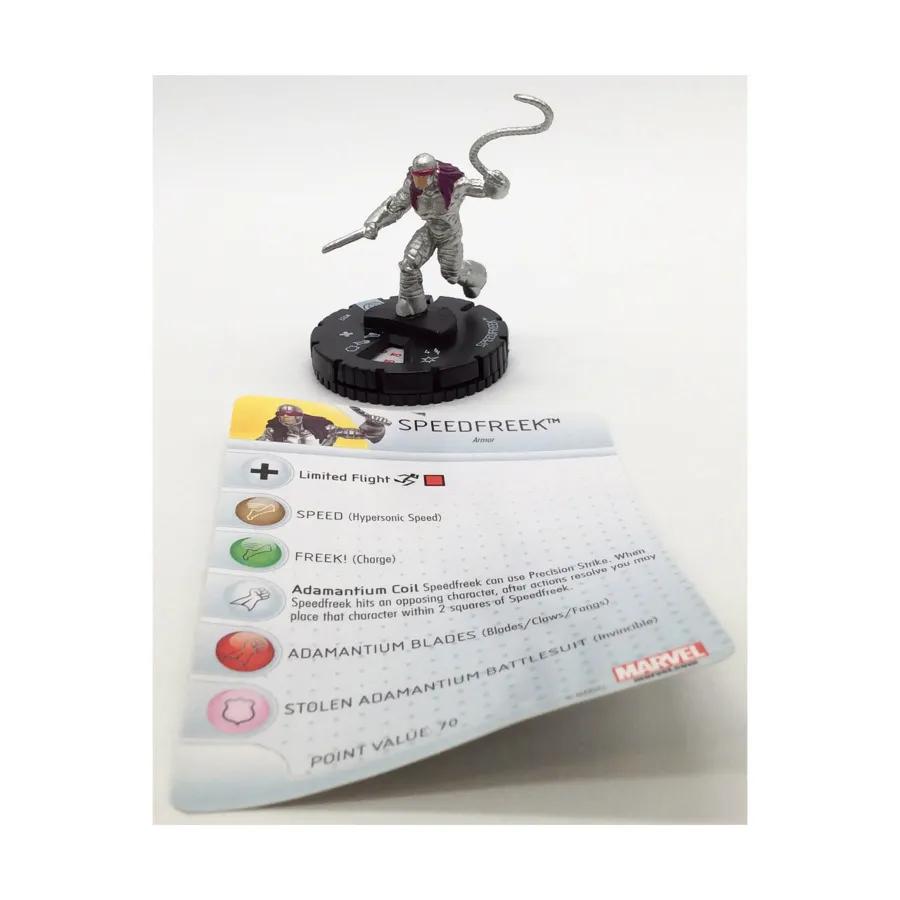 Спидфрик № 037 ( клавиша R), Marvel HeroClix - Civil War Organized Play - Singles
Спидфрик № 037 ( клавиша R), Marvel HeroClix - Civil War Organized Play - Singles
