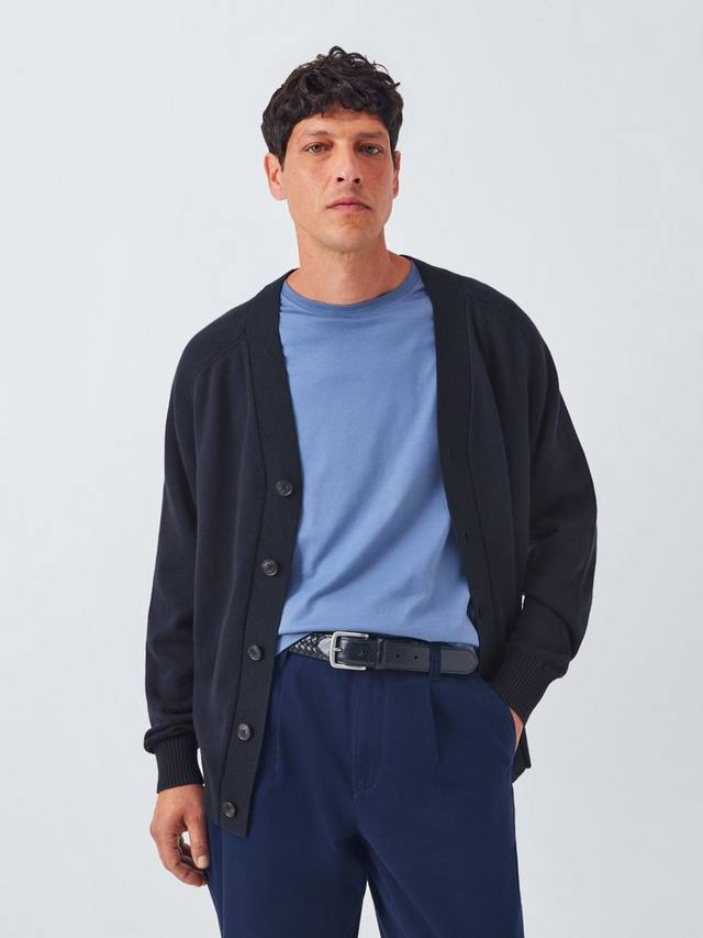 Кардиган с V-образным вырезом из хлопка с кашемиром John Lewis, Neat Navy
Кардиган с V-образным вырезом из хлопка с кашемиром John Lewis, Neat Navy