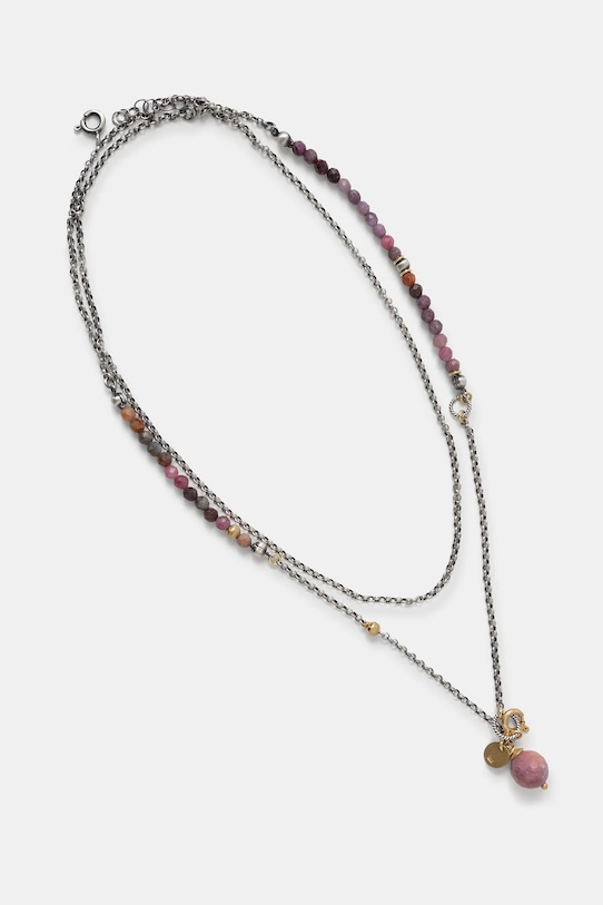 Колье с рубином и турмалином, изготовлено вручную из позолоченного серебра Answear.Lab, фиолетовый
Колье с рубином и турмалином, изготовлено вручную из позолоченного серебра Answear.Lab, фиолетовый